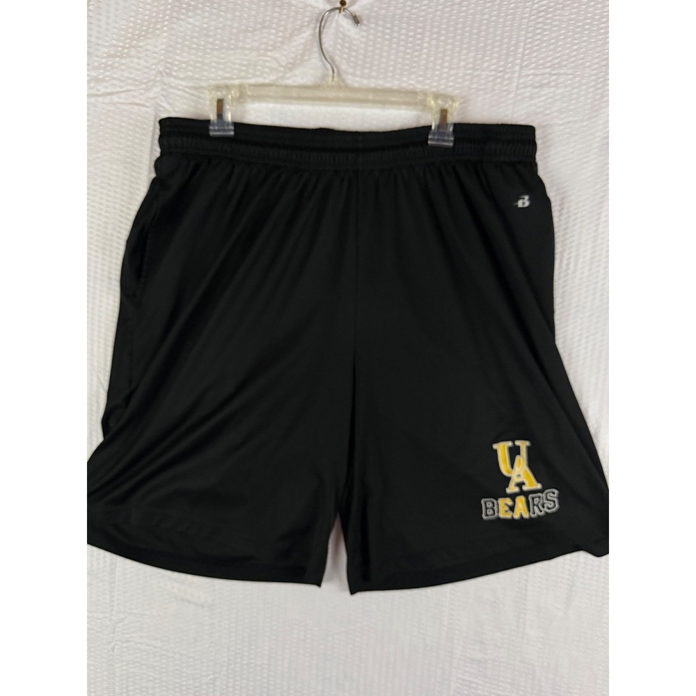 Badger Sport UCA Bears Shorts Mens 2XL Black Athletic Training Performance